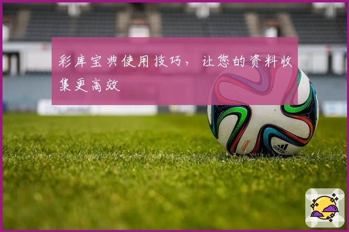 彩库宝典使用技巧，让您的资料收集更高效